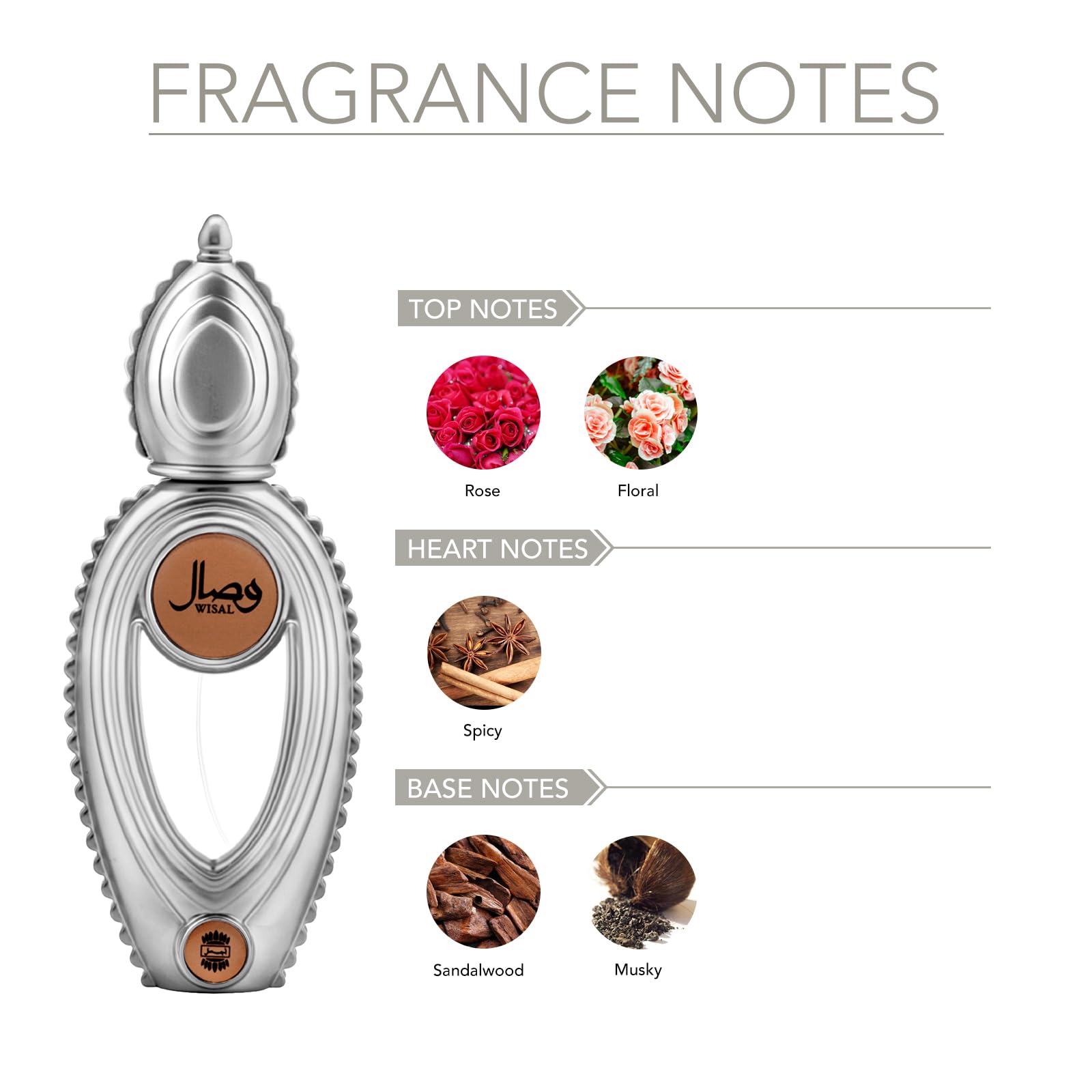 Ajmal Perfumes Wisal For Unisex, 50 ml