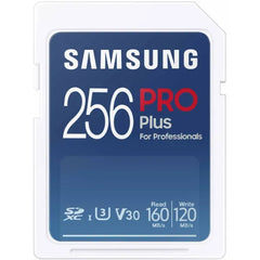 Samsung PRO Plus Full Size 256GB SDXC Memory Card, Up to 180 MB/s, Full HD & 4K UHD, UHS-I, C10, U3, V30 for DSLR, Mirrorless Cameras, PCs, MB-SD256S/AM, 2023