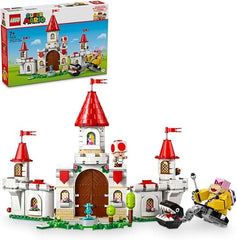 LEGO Super Mario Battle with Roy at Peach’s Castle Set, Nintendo Character Building Toy for 7 Plus Year Old Boys & Girls, with 3 Figures, Adventure Playset, Gifts for Kids and Gamers 71435