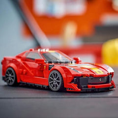 LEGO 76914 Speed Champions Ferrari 812 Competizione, Sports Car Toy Model Building Kit for Kids, Boys & Girls, 2023 Series, Collectible Race Vehicle Set