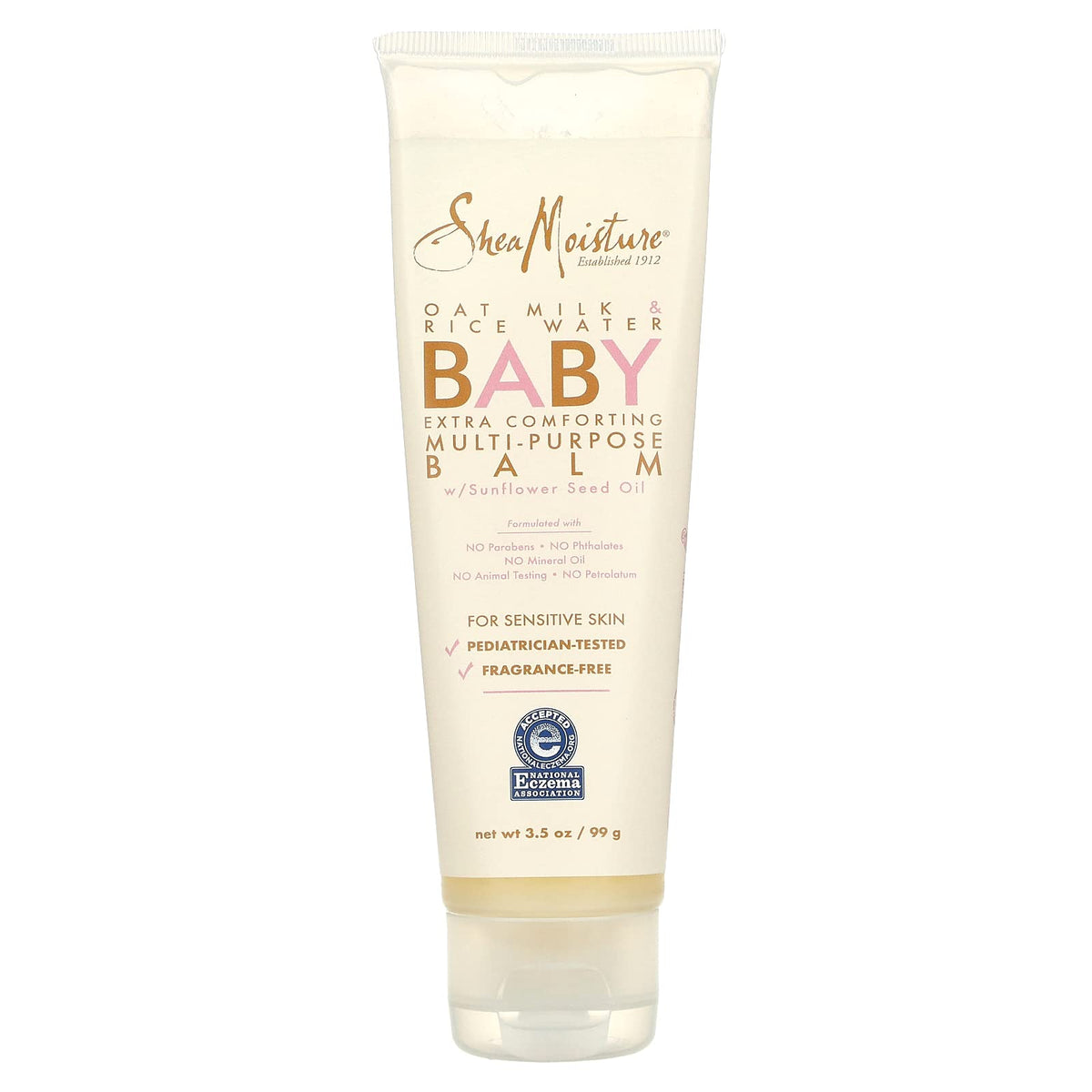 SHEA MOISTURE Baby Multi-Purpose Balm, Oat Milk & Rice Water, 3.5 oz (99 g),