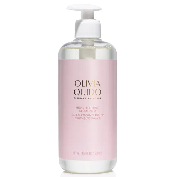 OLIVIA QUIDO Clinical Skin Care Healthy Hair Shampoo | Hair Treatment and Scalp Care for Oily Hair, 16.9 Fl Oz/500ml