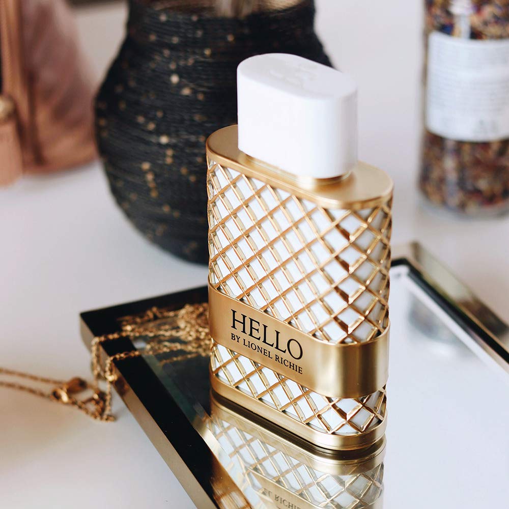 Lionel Richie Hello for Women - A Lush, Sweet, And Indulgent Fragrance - Light, Romantic Floral Chypre Eau De Parfum With Notes Of Pear And Jasmine - Fresh, Feminine, Long Lasting Scent - 1.7 oz