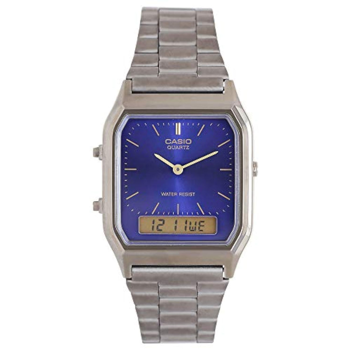 Casio Mens Quartz Watch Grey/Blue