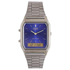 Casio Mens Quartz Watch Grey/Blue