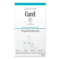 Curel Japanese Skin Care Travel Size Toiletries, for Dry, Sensitive Skin, Travel Size Face Wash, Lotion, & Makeup Remover