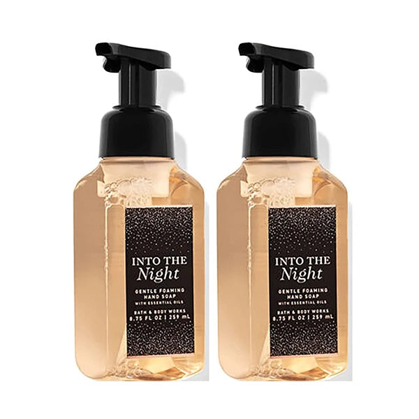 Bath & Body Works Gentle Foaming Hand Soap, Into the Night (2-Pack)