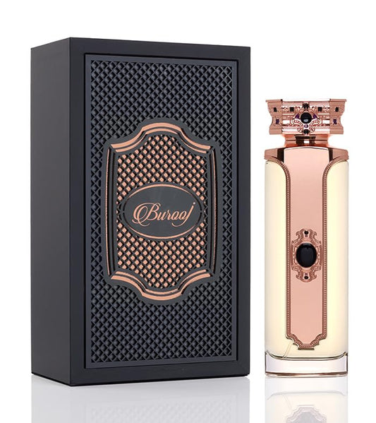 Burooj for Men & Women | Perfume Spray | Floral Aud, Musky Rose, Sandal | 100ML | Junaid Perfumes