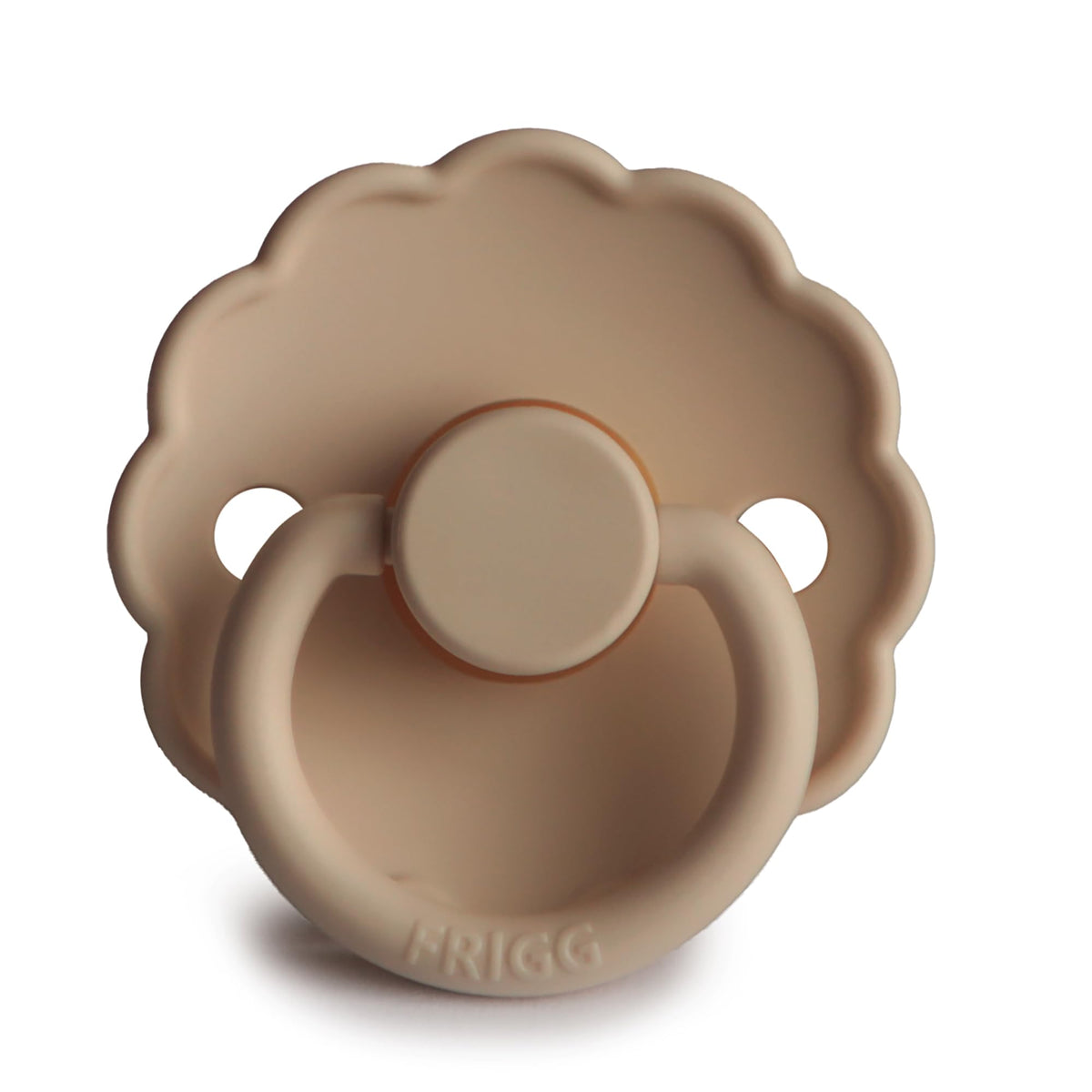 FRIGG Daisy Latex Baby Pacifier 6-18M 1-Pack Croissant - Size 2