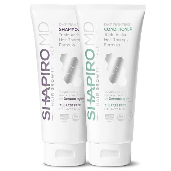 Shapiro MD Hair Growth Experts Hair Loss Shampoo and Conditioner, 1 Month Supply