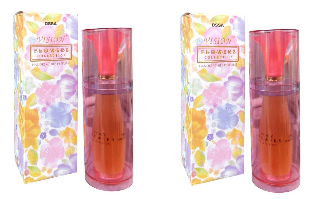 OSSA Vision Flower collection Hanky perfume multi color for unisex combo 100 ml*2