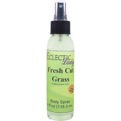 Eclectic Lady Fresh Cut Grass Body Spray, Double Strength, 4 ounces, Body Mist for Women with Clean, Light & Gentle Fragrance, Cologne with Soft, Subtle Aroma For Daily Use