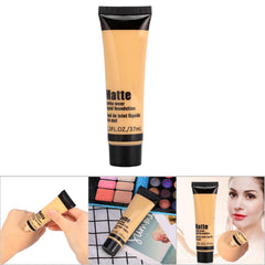 Makeup Base Face Liquid Foundation - Smooth Concealer Cream, Anti-Aging, Matte Wear, Sunscreen (BEIGE 4)