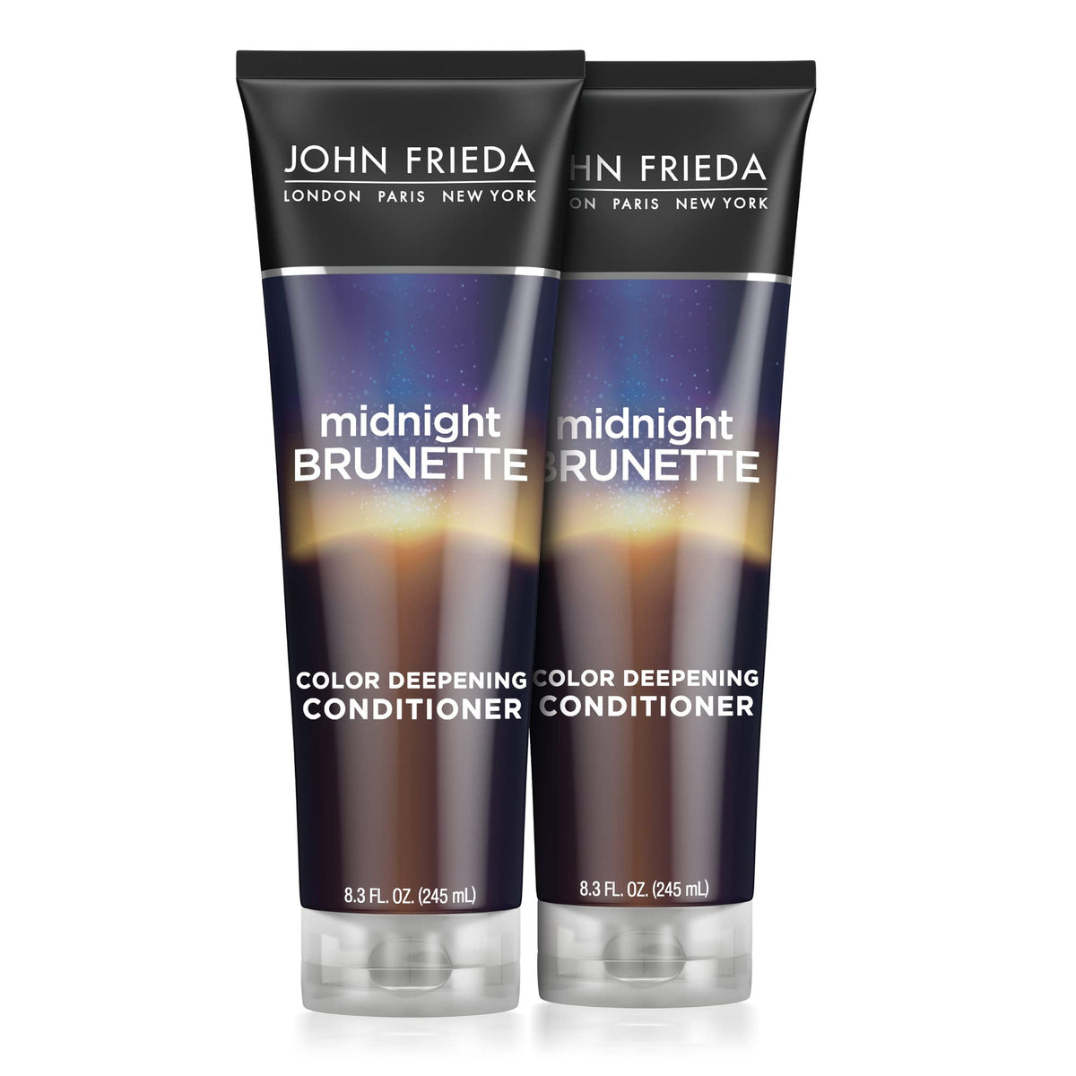 John Frieda Brilliant Brunette Conditioner, Visibly Deeper Color,with Evening Primrose Oil, Infused with Cocoa, 8.3 Ounce (Pack of 2)