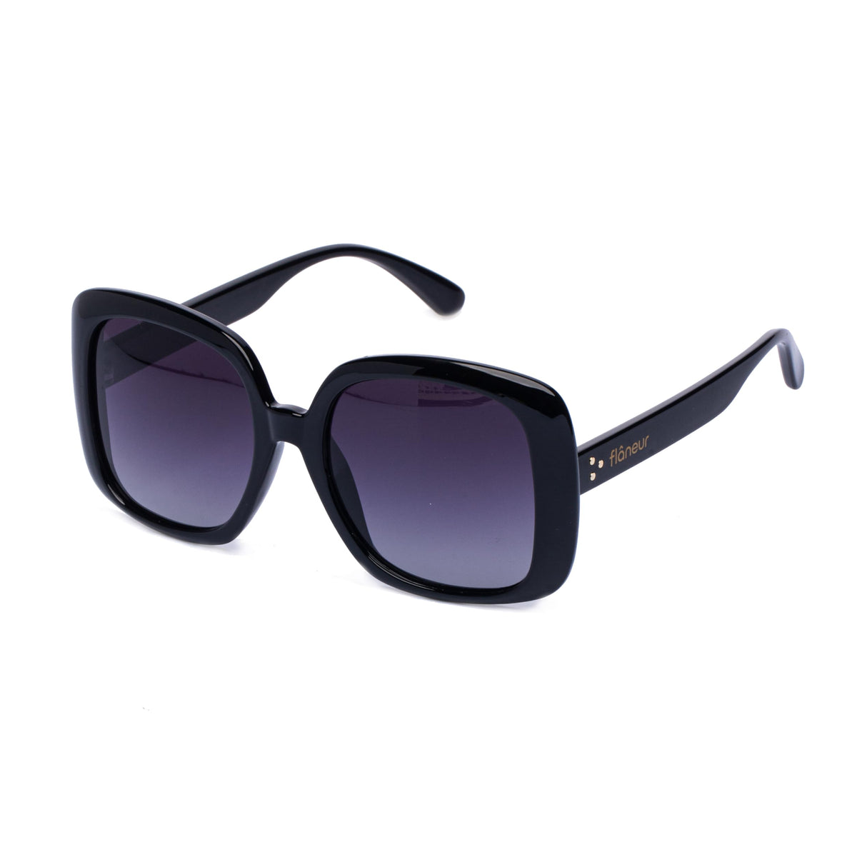 Flaneur Stylish Polarized Sunglasses for Women & Men Square-Frame - UV Protection, Lightweight, Scratch-Resistant, Trendy Eyewear & Accessories for Ladies UV400