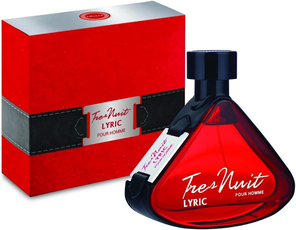 Armaf Tres Nuit Lyric Pour Homme Men, Eau De Parfum, 100ml For Him Red, By Armaf, From The House Of Sterling