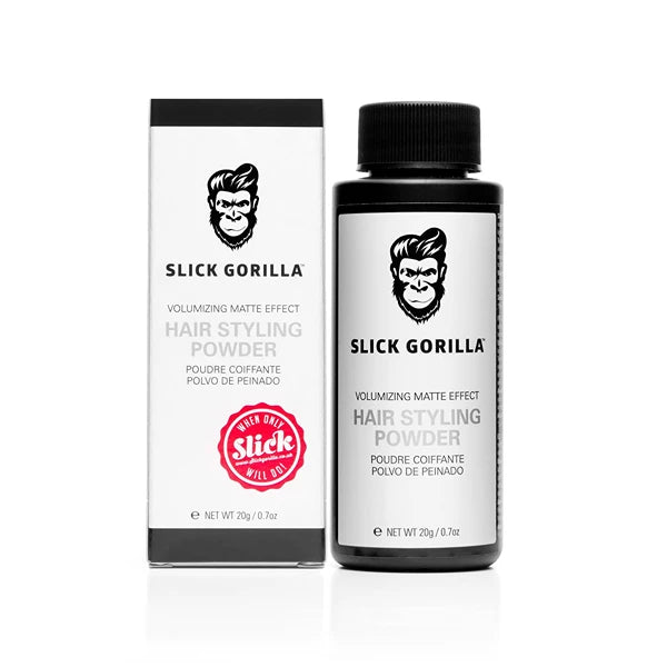 Slick Gorilla Hair Styling Powder for Men 0.70 oz (20ml) | Texture Powder | Matte Finish | 24 Hours All Day Hold | Lightweight | Non-Sticky | No Shine | Texturizing Product