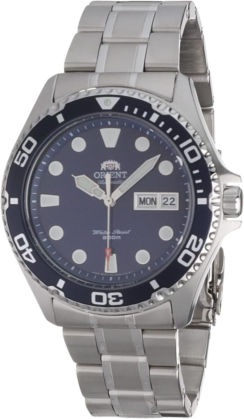 Orient FA-A02005 Diver Nami Sporty Automatic Analog Wrist Watch for Men, 46 mm Case Size, Black