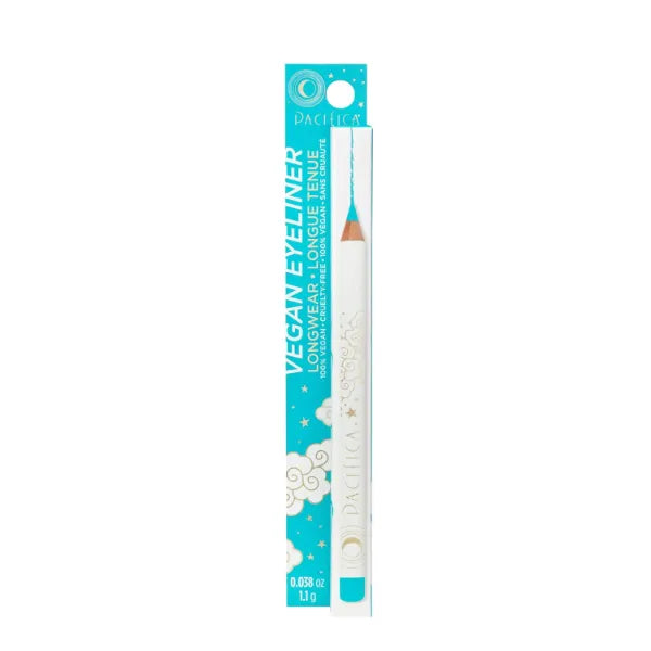 Pacifica Waterproof Eyeliner Pencil – Pastel Ocean Blue Liner Longwear, Smudge-Proof, Eye Liner Eye Makeup Vegan & Cruelty-Free Ophthalmologist Tested