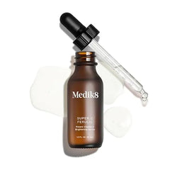 Medik8 Super C Ferulic 30 Percent Ethylated L Ascorbic Acid Vitamin C Serum Face Serum with Vitamin E and Ferulic Acid Gluten Free 1.0 oz