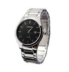 Curren Watch for Men Stanlees steal Band - Silver