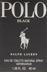 Ralph Lauren Polo Black for Men Eau de Toilette - 40 ml