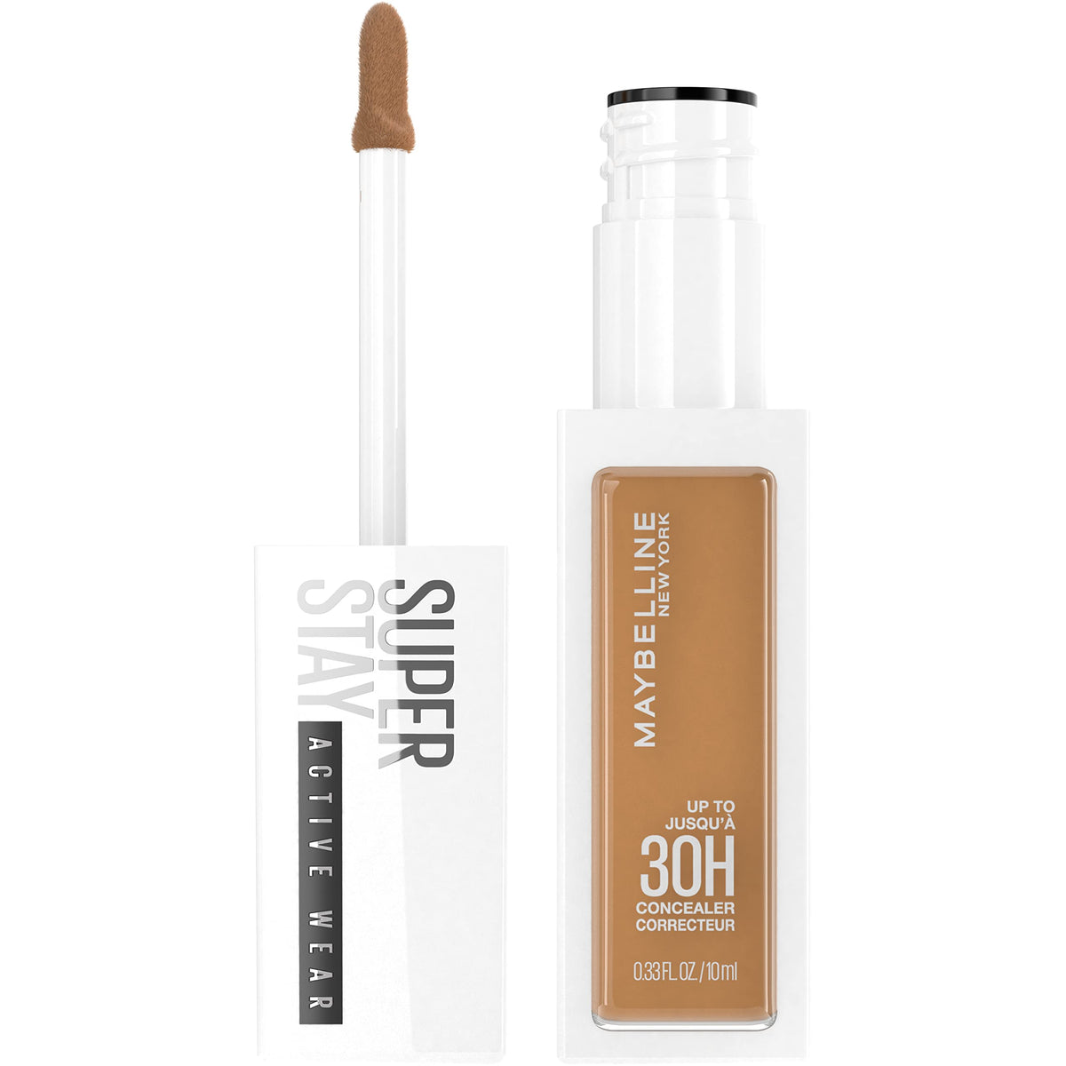 Maybelline Super Stay Liquid Concealer Makeup, Full Coverage Concealer, Up to 30 Hour Wear, Transfer Resistant, Natural Matte Finish, Oil-free, Available in 16 Shades, 50, 0.33 fl oz