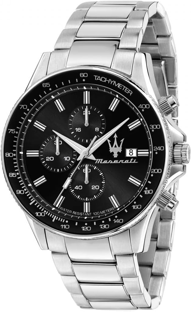 Sfida Men's Watch, Chronograph, Quartz Watch - R8873640014 - Silver/Black