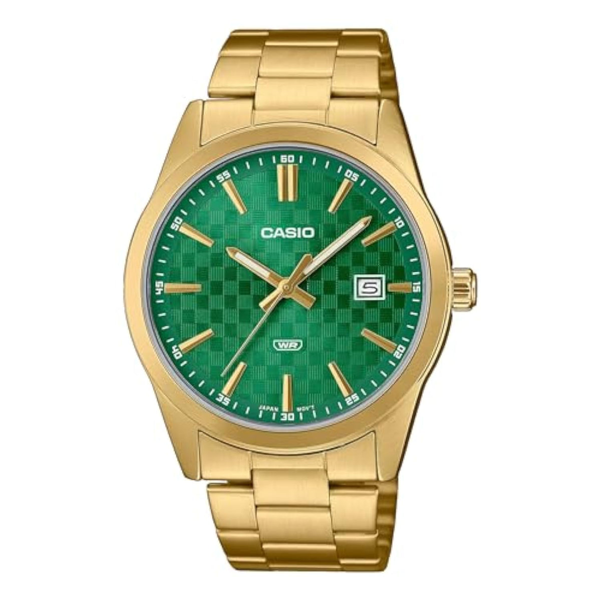 Casio Men's Watch - MTP-VD02B-1EUDF Gold / Green