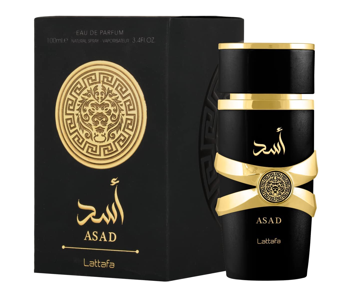 Lattafa Imported Long Lasting Luxury Perfume Asad Premium Refreshing Oud and Musk Fragrances Eau De Parfum 100 ml Perfume for Unisex (Pack of 1)