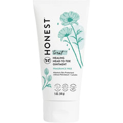 The Honest Company Head to Toe Multi-Purpose Healing Ointment, Safe for Sensitive Skin, Hypoallergenic, Fragrance-Free, Vegan, 5 oz
