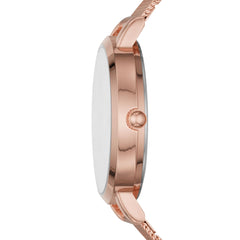 Skechers Women's Quartz Watch Gift Set - Rose Gold, Cheetah/White