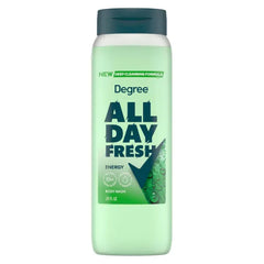 Degree All Day Fresh Body Wash Fresh Energy Deep Cleansing 20 Oz