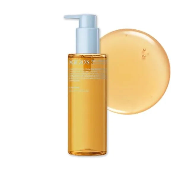 AGE20'S Feel Like Honey Oil to Foam Cleanser, Honey Melt Oil to Foam Makeup & Sunscreen Remover, Manuka Honey & Hyaluronic Acid, Formulated for Acne Prone Skin, 6.76 Fl Oz