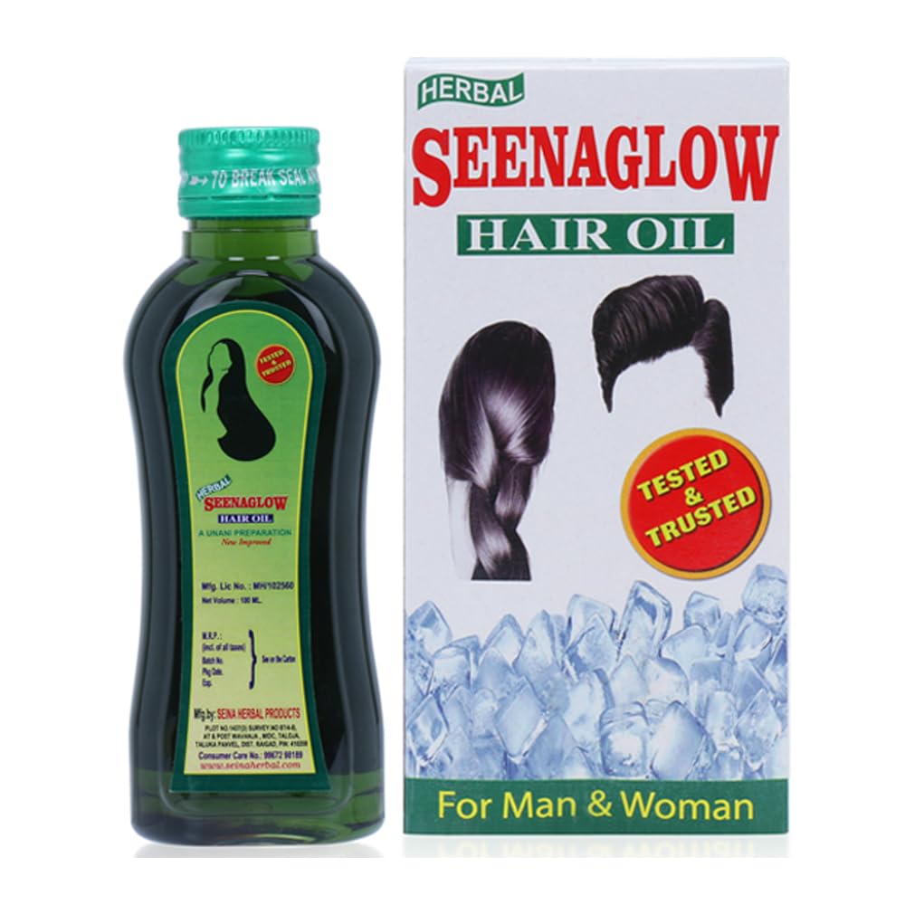 SEENAGRO Herbal Hair Oil Strengthens the Scalp, Promotes Hair Growth, Treats Dandruff and Increases the Quality Life of Hair, Organic Hair Treatment Oil for Healthy Hair for Women and Men 100ml.