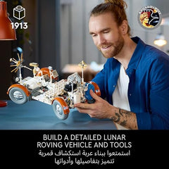 LEGO Technic NASA Apollo Lunar Roving Vehicle – LRV, Space Rover Model Kit for Adults to Build, Collectible Home or Office Décor Set, Gift for Men, Women, Him and Her 42182