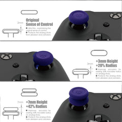 QUEENADA Joystick Replacement Cap Thumb Grip - Joycon Grip Button Stick Cover Switch Controller Compatible with Nintendo Switch D Analog Cap Skin Replacement Part Repair Kit Accessories(purple)