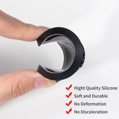 NASKEE GUYMIN Car Cup Holder Coaster for Ford Mustang Silicone Non-Slip Bling Crystal Drink Cupholders Coaster for car Interior Accessories 2.76 Inch 2 Pieces
