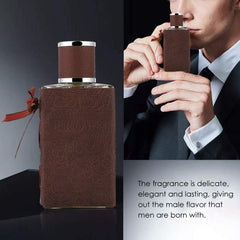 80ML Men Perfume, French Men Fragrance, Long Lasting Cologne Perfume, Eau de Toilette Spray, Eau de Parfum Christmas Thanksgiving Birthday Gift (YT1760 Brown)