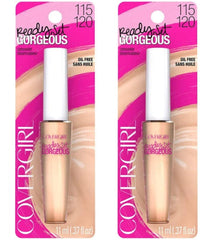 Pack of 2 Covergirl Ready, Set Gorgeous Concealer, Light, 115/120, 115-120