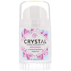 Crystal Essence Mineral Deodorant Stick, Unscented 4.25 oz