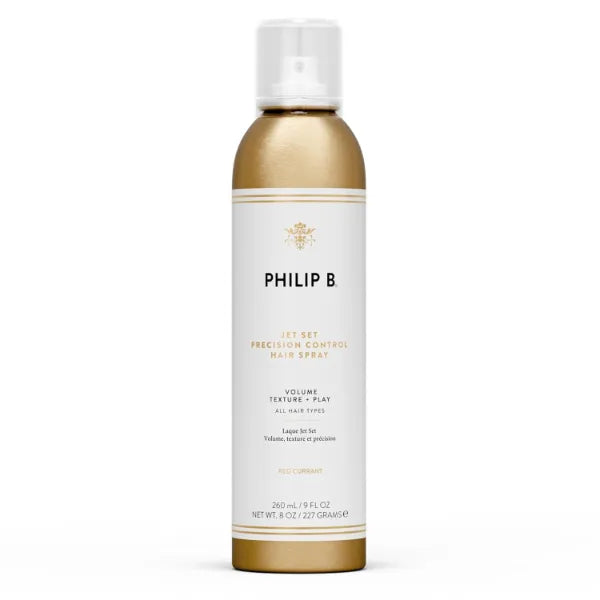 PHILIP B Jet Set Precision Control Hair Spray, Add Volume and Texture With a Medium, Soft Touch Hold - 9 oz