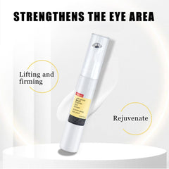 Snail Peptide Eye Serum, 360° Massage Ball Roll-On for Moisturizing and Firming, Under Eye Roller Cream with Niacinamide and Snail Mucin, Reduces Dark Circles, Puffiness, Wrinkles, and Fine Lines