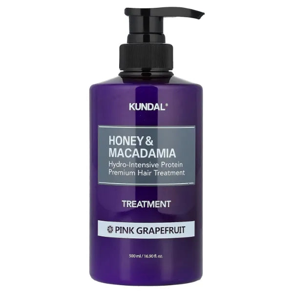 KUNDAL Honey&Macadamia Hydro-Intensive Protein Premium Nature Hair Treatment(Pink Grapefruit) 500ml