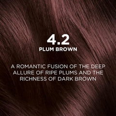 L’Oréal Paris LOreal Excellence Creme Hair Color, 4.20 Plum Brown, 72ml+100g