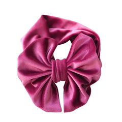 PATPAT Solid Color Bowknot Headbands for Girls Purple