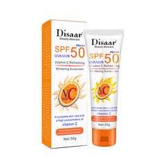 Disunie Vitamin C Organic SPF 50 Oil-Free Instant High Protection Sunblock Cream (50g)