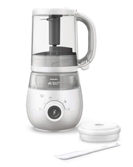 PHILIPS AVENT 4-in-1 healthy baby food maker SCF883/01 AVENT 4-in-1 healthy baby food maker SCF883/01, 0.12 L, Gray, White, 220-240 V, 50-60 Hz, 0.7 m