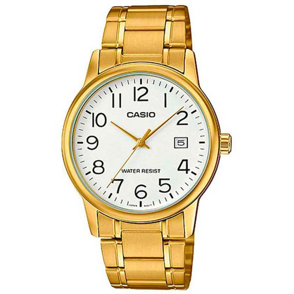 Casio Analog Men's Watch Gold/White