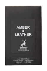 Maison Alhambra LATTAFA AMBER & LEATHER EDP 100ML